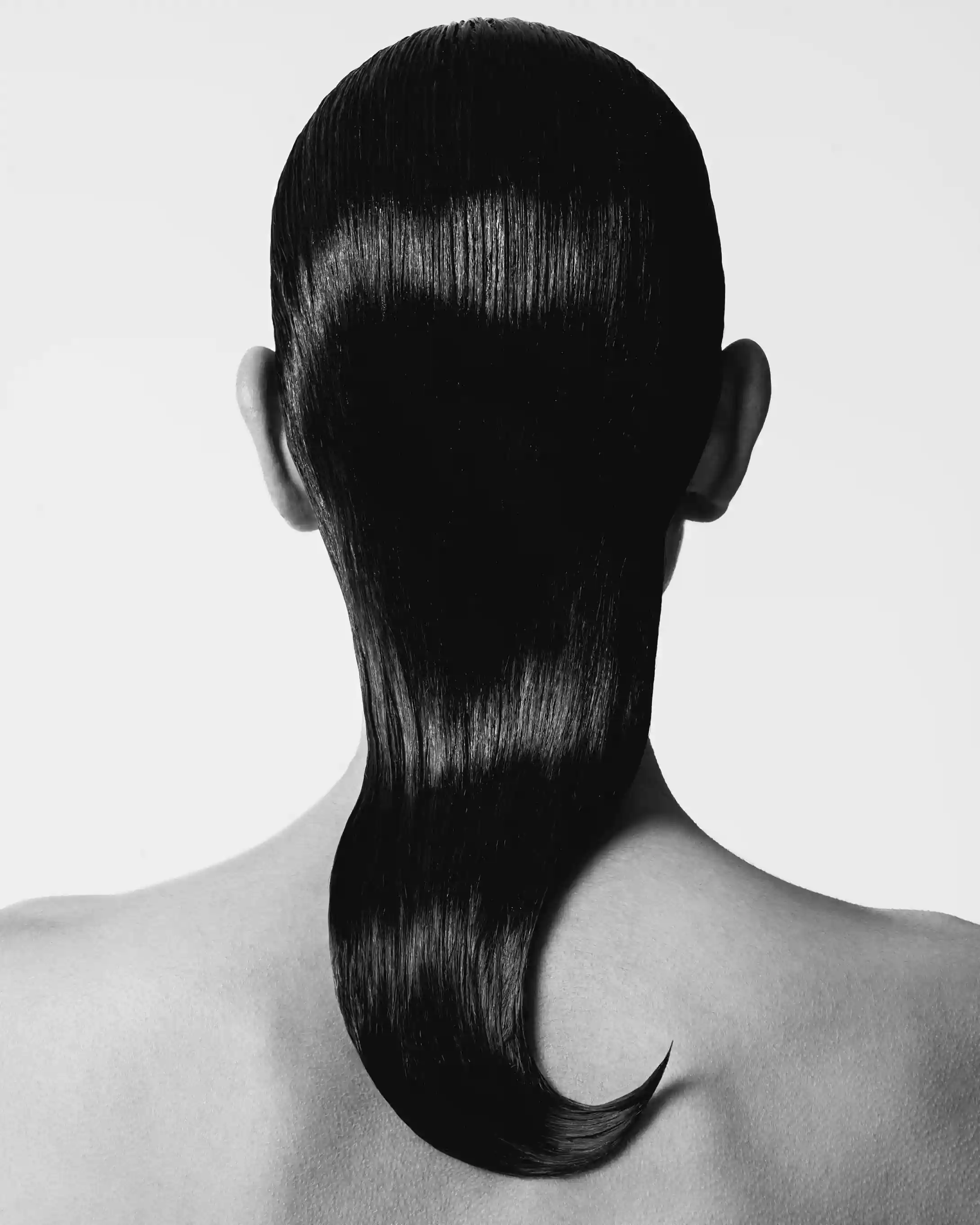 Dettaglio acconciatura capelli
