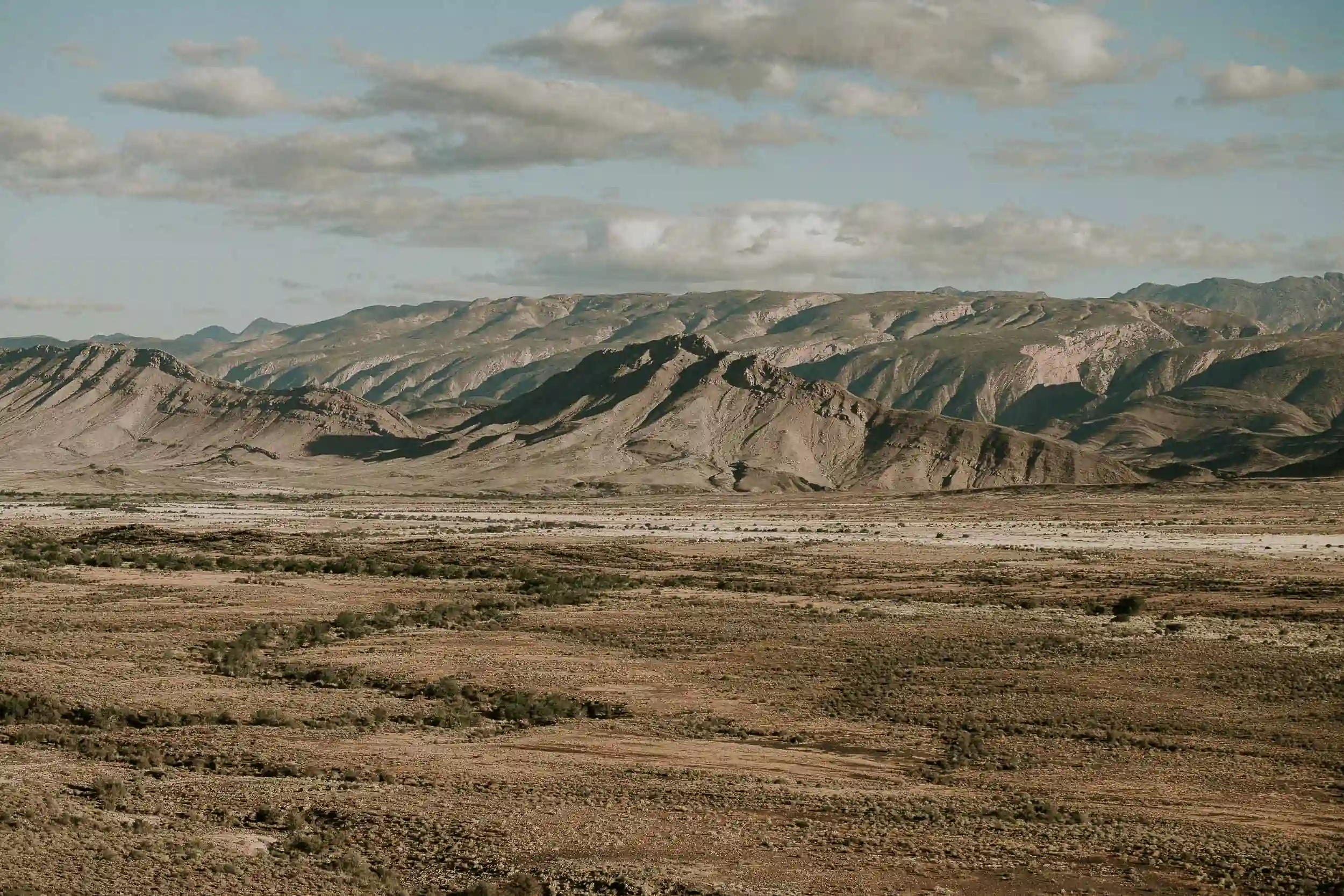 Foto panoramica Montagne del Karoo